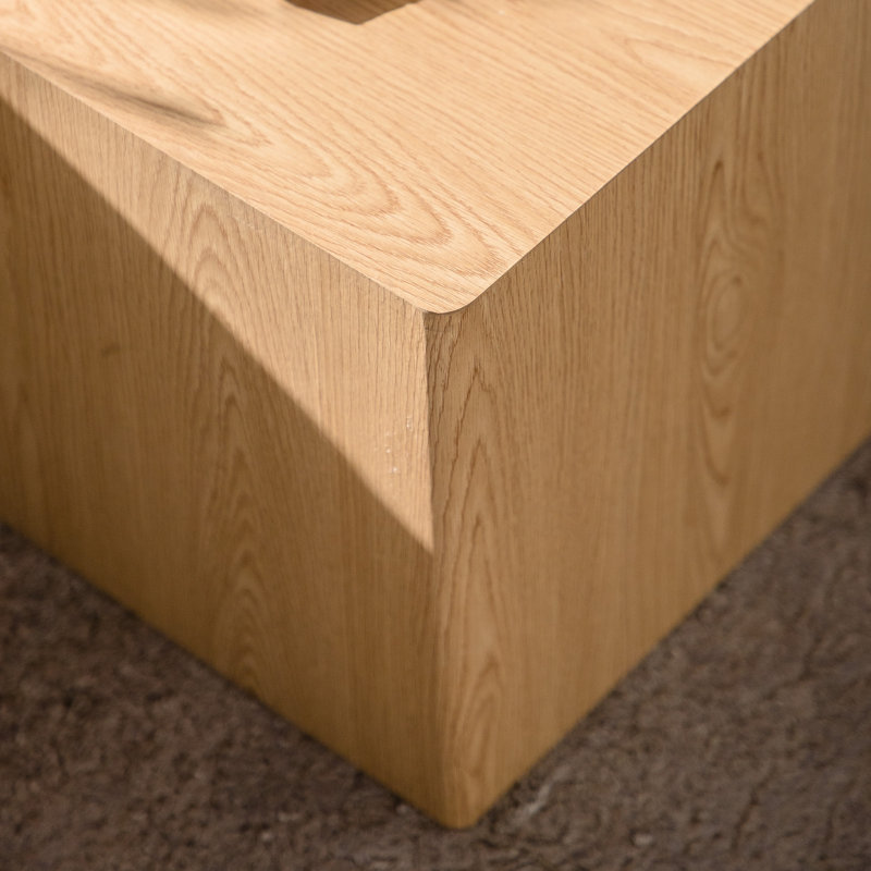 2 pièces, tables d'appoint gigognes, grain de bois lisse, café d'appoint moderne et élégant, peu d'entretien, polyvalent