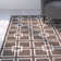 Dance Martha Stewart Flat Weave Wool/Silk/Cotton Geometric Rug in Soilbrown