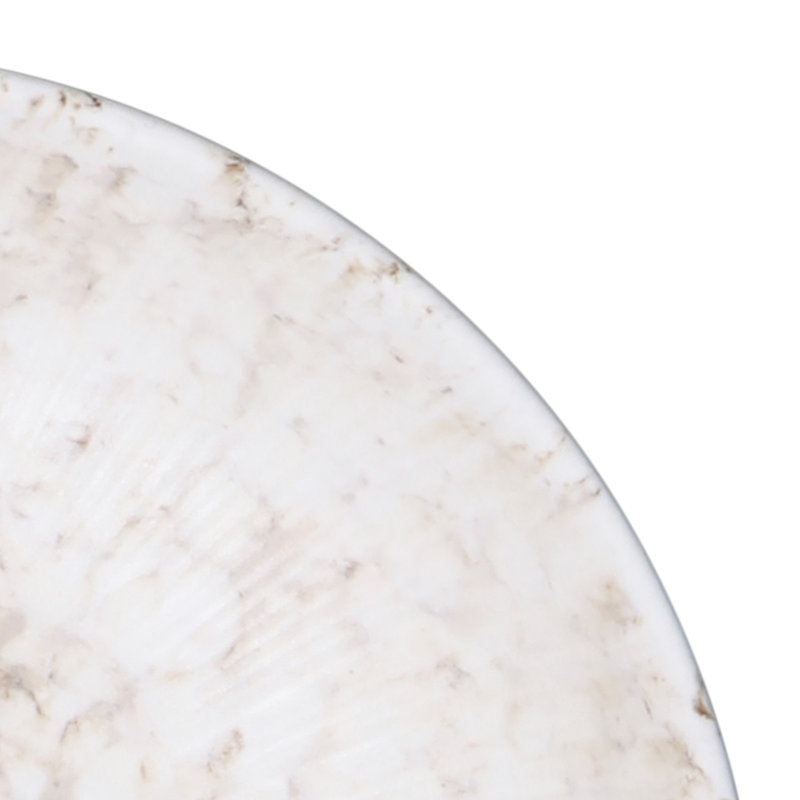 Bol rond en mélamine 7,25 po Hermosa, Brun / blanc