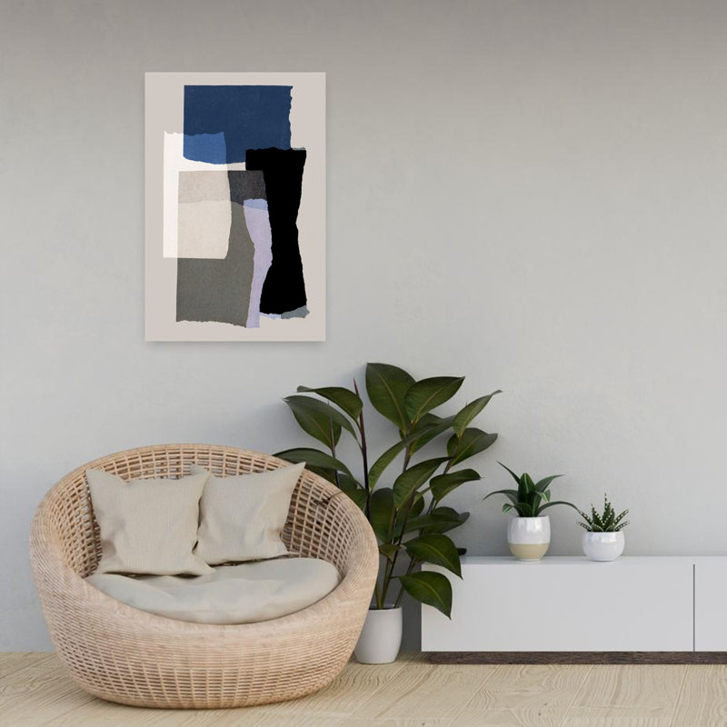 Art contemporain, art moderne abstrait, H 24 po x l 16 po