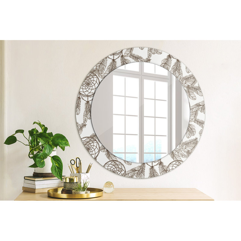 Huldar Glass Flat Wall Mirror
