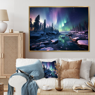 Canada Lumière polaire II sur toile