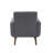 Jonoah Fabric Accent Chair with Rubberwood Legs-1922079205