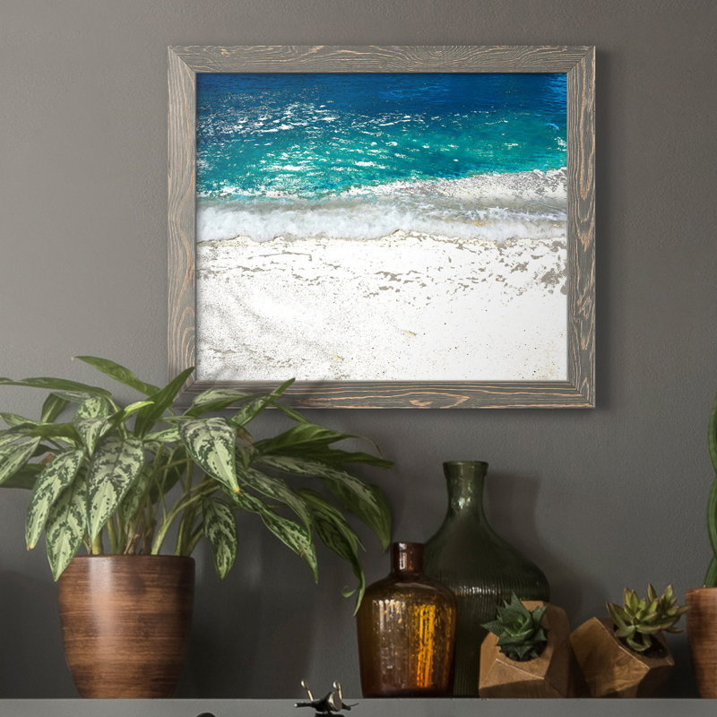 Funky Water - reproduction de photo sur papier encadrée, H 24 po x l 18 po x P 1,5 po, gris