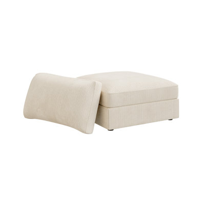 Mercer41 Ottoman Module For Corduroy Modular Sectional