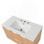 Meuble-lavabo simple 36 po avec comptoir en céramique