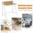 Goplus Iron Writing Desk