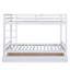 Timpson Bunk Bed With Drawer 90 X 200 Cm Double Bunk Bed Children'S Bed Loft Bed Slatted Frame
