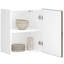 vidaXL Oven Cabinets Kitchen Cabinet Oven Unit 2 pcs Lucca Engineered Wood-130145009