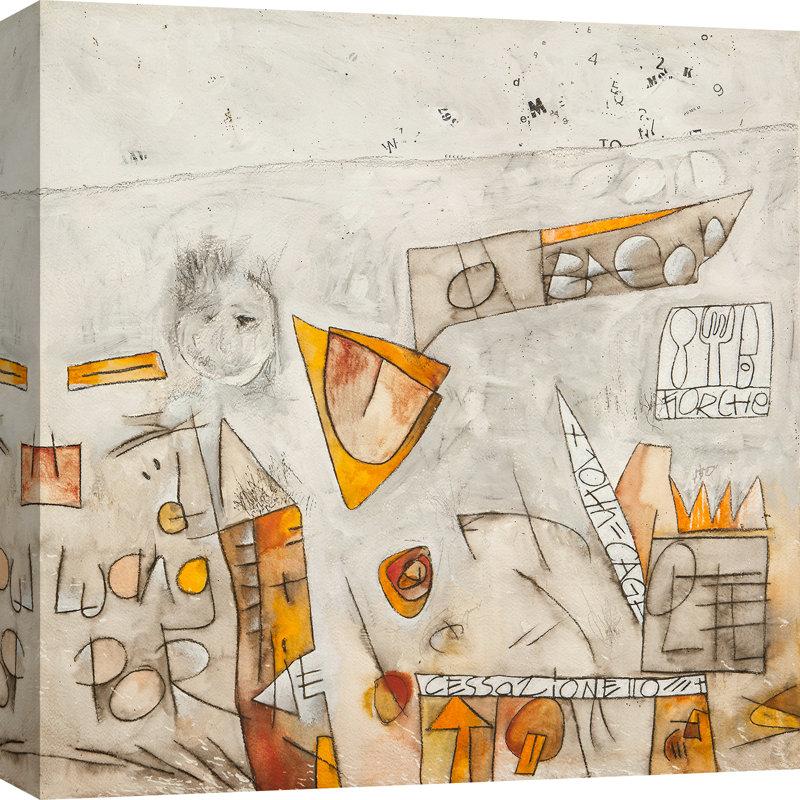 Untitled II (Cage & Bacon) by Vittorio Teruzzi - Wrapped Canvas Print, 70cm H x 70cm W x 4cm D