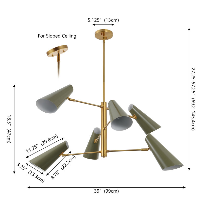 Atena Iron Chandelier