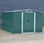 Dark Green  Garden Tool Storage Shed