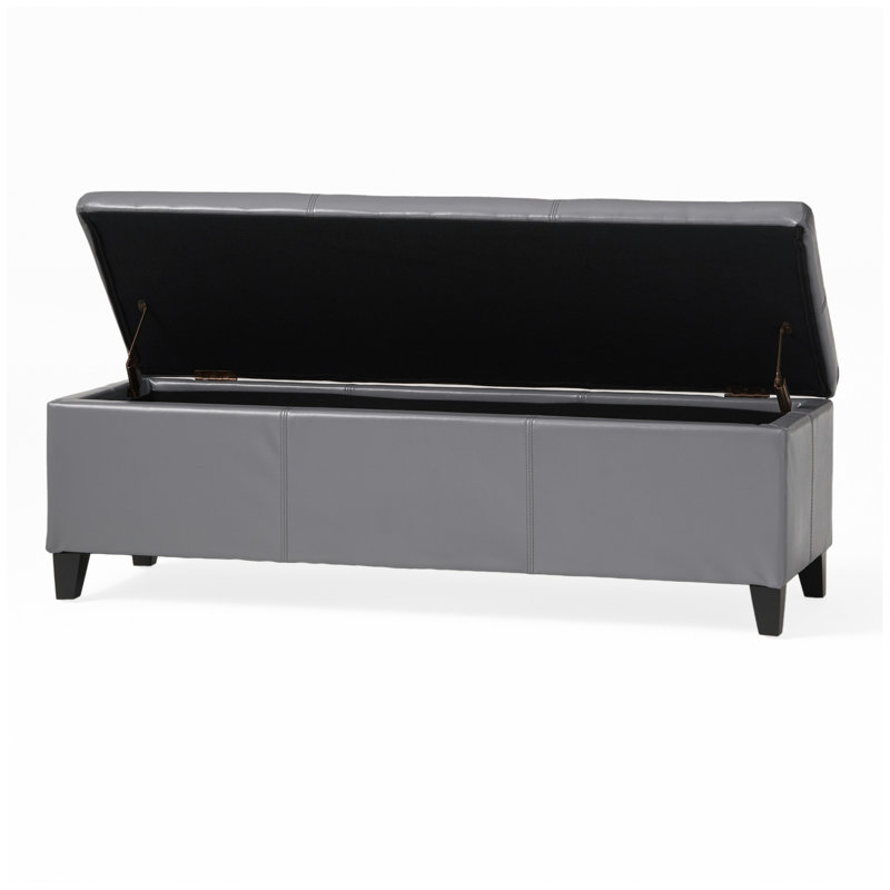 GLOUSTER STORAGE OTTOMAN V2, Gray