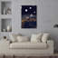 Boy'S Cosmic Journey Abstract Contemporary City Landscape Wall Art Print 1 Piece Wrapped Canvas Wall Art-316982178