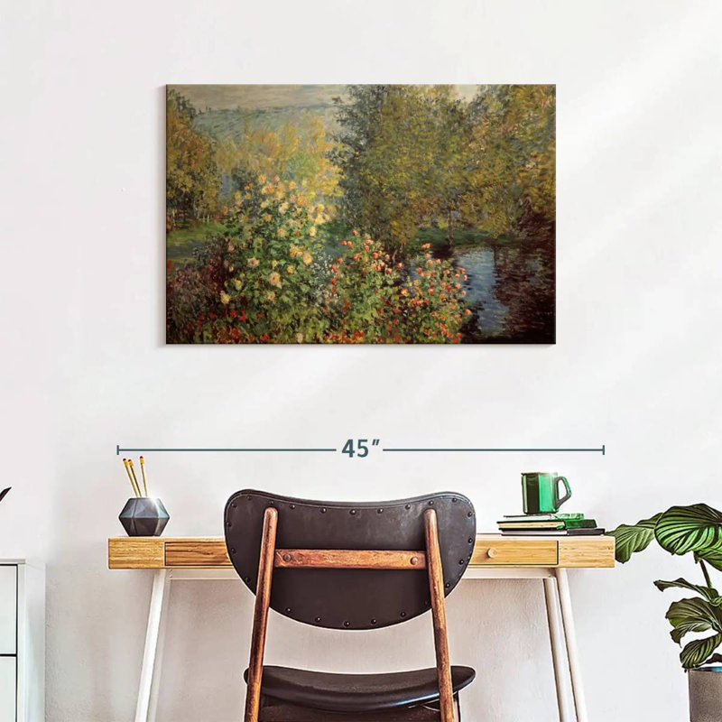 Senne Le jardin de la famille Hoschede, H 24 po x l 36 po