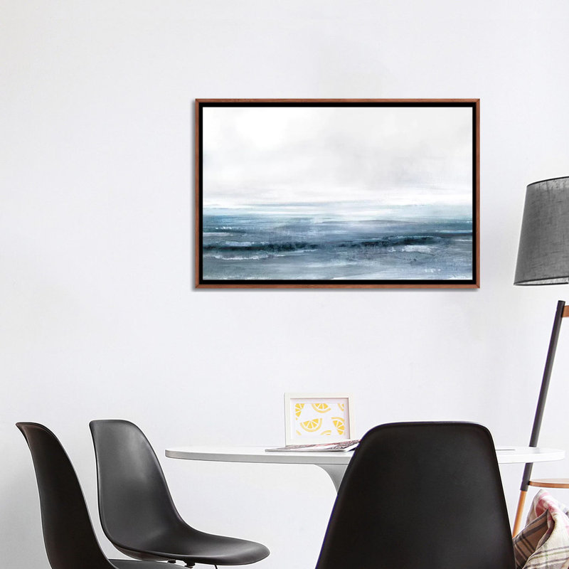 Impression, "Dreams" par Dan Hobday, Pas de tapis, Toile avec cadre en bois brun classique, H 26 po x l 40 po x 1,5 po