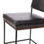 Benton Upholstered Stool with Metal Frame-754574879-755935217