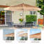 Parasol de marché au toit de chaume Casida-2103350478
