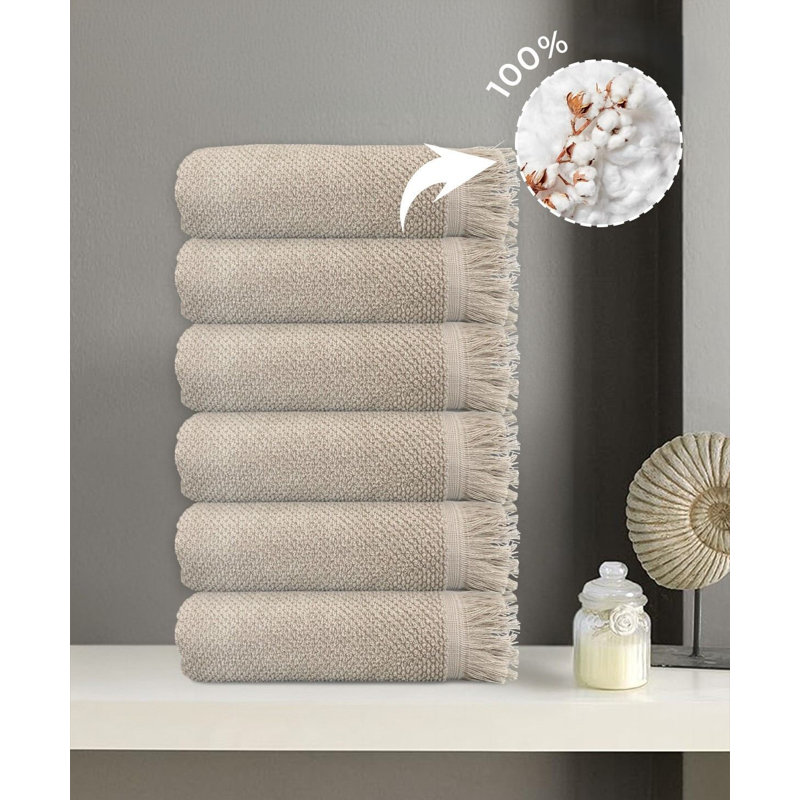 Ensemble de serviettes à main (6 pièces)
