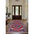 Boxton Collection Digital Print Cotton-Polyester Red Navy Boxtoncan Rug-252540564