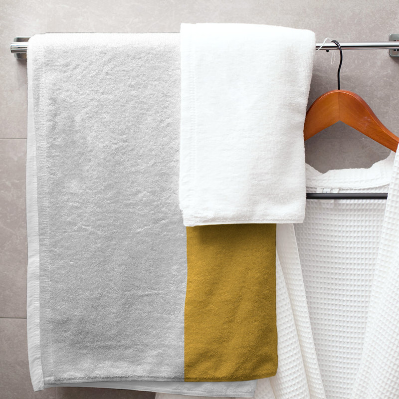 Cotton Blend Lightweight Bath Towel, Gold