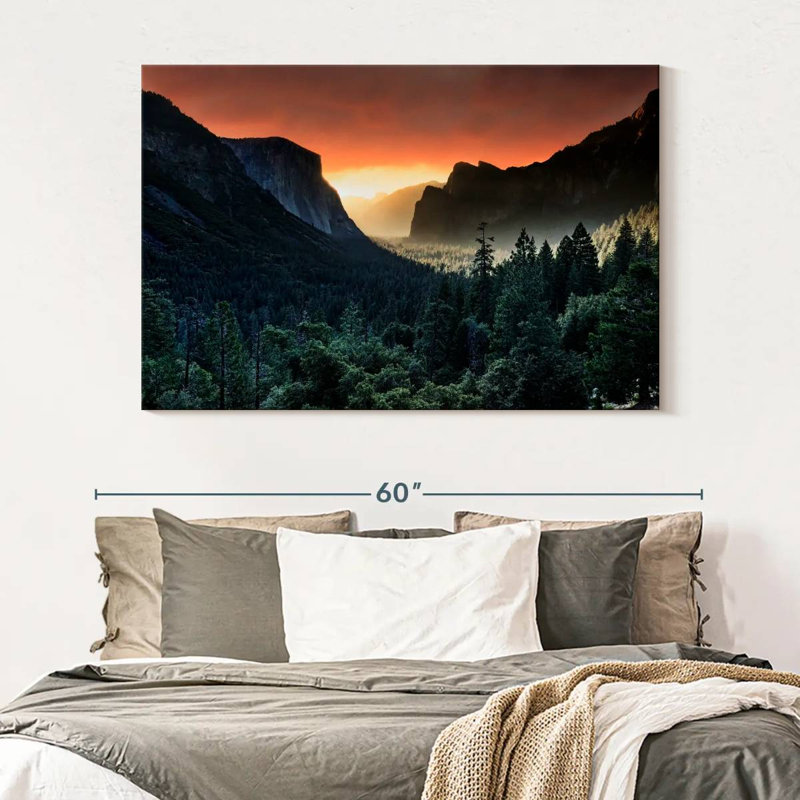 Harnek Forest Last Light, 34" H x 51" W