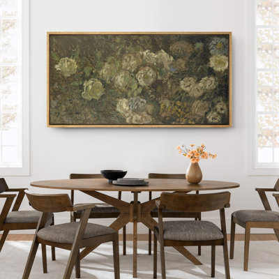 Impressionnisme sur toile, impression de jardin impressionniste