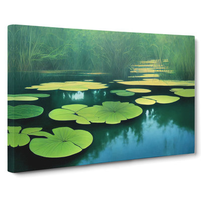 Pleasing Pond - Wrapped Canvas Print