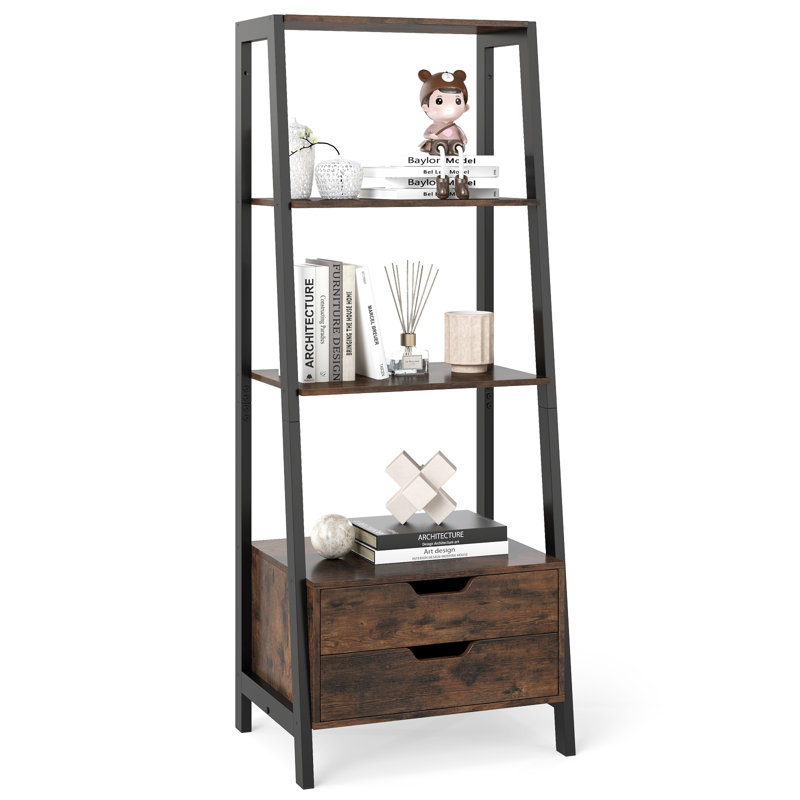 134cm H x 52cm W Metal Bookcase