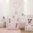 NoJo Disney Minnie Mouse My Happy Place 3 Piece Nursery Crib Bedding Set 