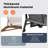 Recliner Patio Aluminum Chaise Lounge, Adjustable Backrest by an Air Cylinder (Set of 4)-287762107