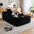 Boneless Oversized Corduroy Sofa Deep Seat Couchs With 3 Pillows,no Assembly.-1723431578