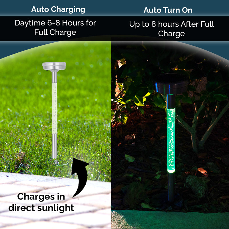 Polished Low Voltage Battery Powered Integrated LED Pathway Light Pack