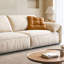 Causeuse-coussin modulaire en polyester beige
