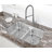Ruvati 32-inch Low-Divide 50/50 Double Bowl Undermount 16 Gauge Stainless Steel Kitchen Sink