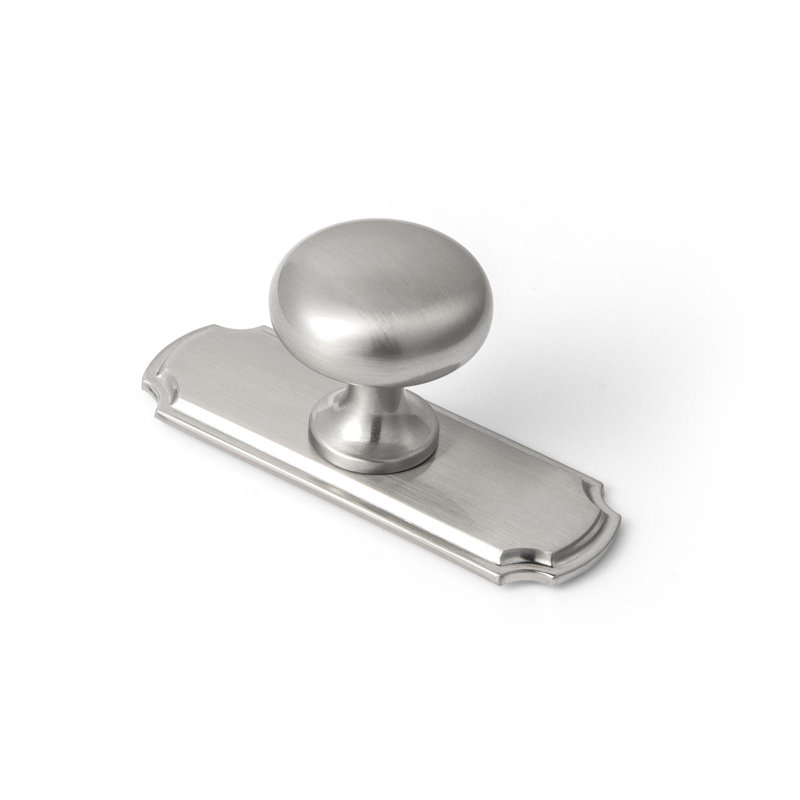 Mushroom Knob, 1.18", Satin Nickel