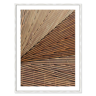 Fayette "Geometric Wood Panel 1" Print