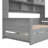 Daybed With Storage Bookcase, Cabinet And Trundle-1160990173-1160990168