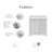 Derby 36" Carrara White Marble Countertop Bath Vanity with Faucet-1588117376-1588117407