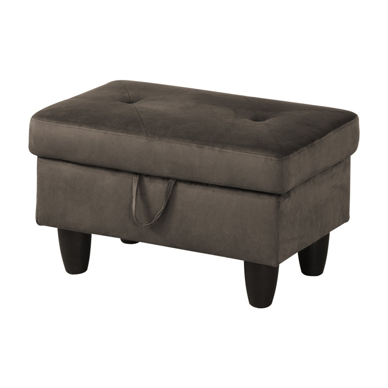 Banc de rangement pour l'entrée 28,5 po Keevha, Marron foncé
