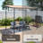 10 Ft. W X 6 Ft. D Lean To Gazebo Outdoor Pergola-119283269
