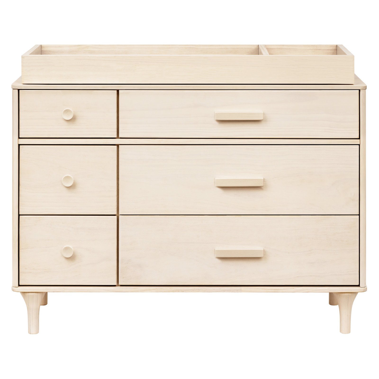 Lolly 6-Drawer Assembled Double Dresser, Washed Natural