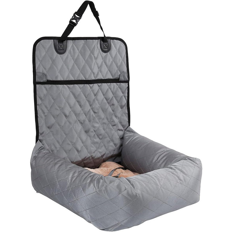 Causeuse et lit pour animaux de compagnie à double conversion Pet Life Pet Pawtrol, gris