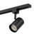 4-Light Matte Black Adjustable Pivot Heads Track Lighting Kit