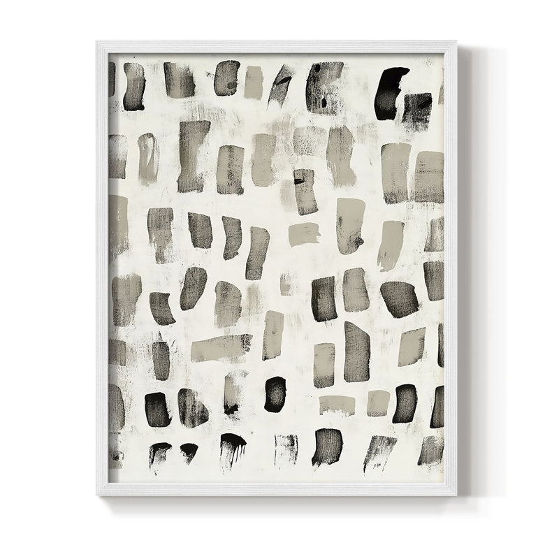 ABSTRACT Series DLXVI - Impression encadrée de qualité supérieure - Prêt à accrocher - Aucun clou requis ABA160001
