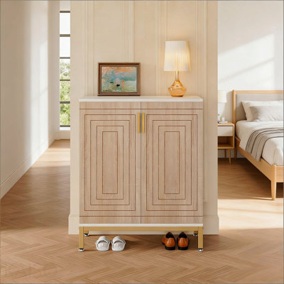 Rangement à chaussures durable, armoire à chaussures spacieuse, armoire à chaussures d'entrée