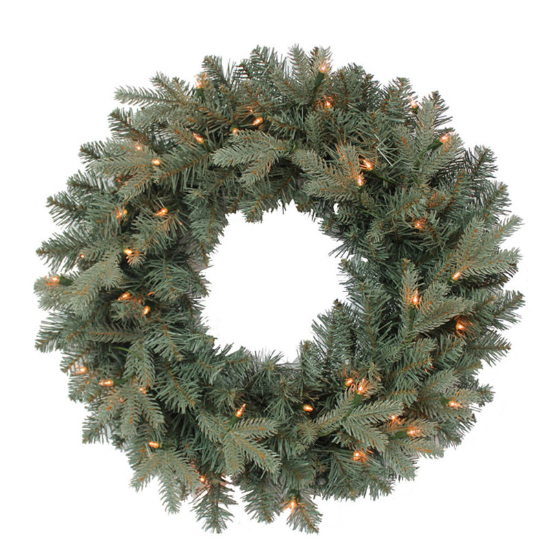 Couronne lumineuse en polychlorure de vinyle (PVC), H 18 po x l 18 po