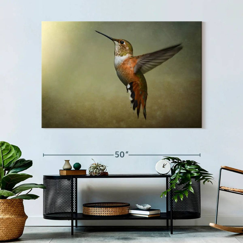 Colibri roux Brampt femelle, H 34 po x l 51 po