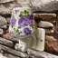 Blue Flowers Ceramic Night Light