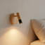 UltraBeam 3 Watt LED Adjustable Wooden Bedside Wall Mounted Reading Light-135440649
